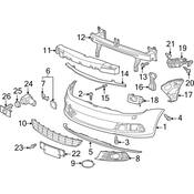 VW Bumper Impact Absorber - Genuine VW 1Q0807248E