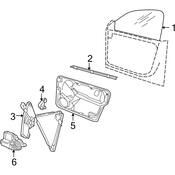 Volkswagen Door Seal - Genuine VW 1Y0837478CB41