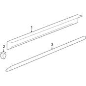 Volkswagen Door Sill Plate - Genuine VW 1Y085353701C