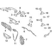 Volkswagen Exterior Door Handle - Genuine VW 2GJ837205AGRU