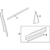 Volkswagen Door Applique - Genuine VW 2GJ8399019B9