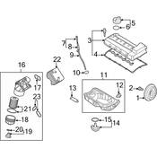 VW Oil Filter Housing - Genuine VW 03H115403AA