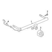 Volkswagen Trailer Hitch - Genuine VW 3CM803881G