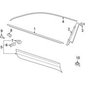 Volkswagen Door Applique - Genuine VW 3CM837902C041