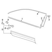 Volkswagen Door Applique - Genuine VW 3CN837902C041