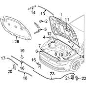 Volkswagen Hood Stop Buffer - Genuine VW 3D0823429B