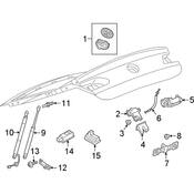 Volkswagen Hatch Emblem - Genuine VW 3G0827469HFDPJ