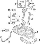 Audi VW Fuel Pump Driver Module - Genuine Audi VW 3Q0906121D