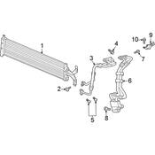 Volkswagen Auto Trans Oil Cooler Hose Assembly - Genuine VW 3QF317820F