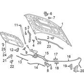Volkswagen Hood Latch - Genuine VW 3V0823185A