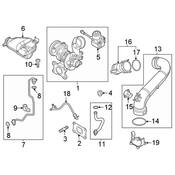 VW Turbocharger Assembly - Genuine VW 04E145721F