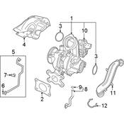 VW Exhaust Manifold Gasket - Genuine VW 04E253039H