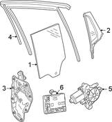 Audi VW Power Window Motor - Genuine Audi VW 4K0959881