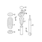VW Shock Absorber - Genuine VW 5C0513029AE