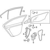 Volkswagen Window Channel - Genuine VW 5C68394315AP