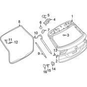 Volkswagen Liftgate Bump Stop - Genuine VW 5E9827499B
