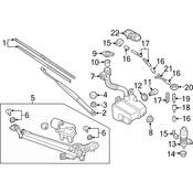 VW Windshield Wiper Arm - Genuine VW 5G1955409B