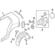 Volkswagen Fuel Filler Housing - Genuine VW 5GE809857B
