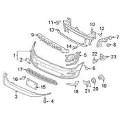 Volkswagen Grille - Genuine VW 5GE853671FOD