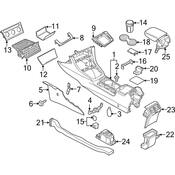 Volkswagen Console Trim Panel - Genuine VW 5GM864263CYLO