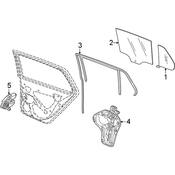 Volkswagen Window Channel - Genuine VW 5H4839439F5AP