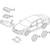 VW Radio Control Unit - Genuine VW 5K0035190A