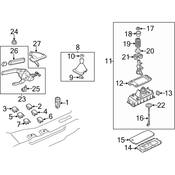 VW Manual Trans Shift Knob Cap - Genuine VW 5K0711144C