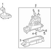 VW Auto Trans Shift Lever Assembly - Genuine VW 5K1713025CK