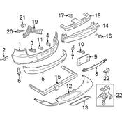 VW Bumper Cover - Genuine VW 5N0807521F9B9