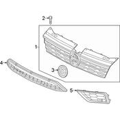 VW Grille - Genuine VW 5NN853671D9B9