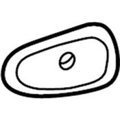 Volkswagen Interior Door Handle Trim - Genuine VW 5NN854247C9B9