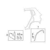Volkswagen Wheel Arch Molding - Genuine VW 5NN854819A9B9