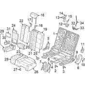 Volkswagen Headrest - Genuine VW 5NN885902BAEJ