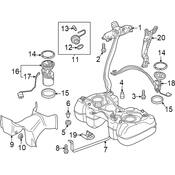 Audi VW Fuel Tank Strap Grommet - Genuine Audi VW 5Q0201693