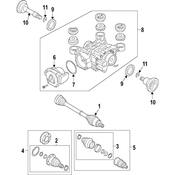 VW CV Joint Kit - Genuine VW 5Q0598103A