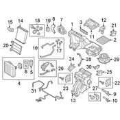 Audi VW A/C Evaporator Core - Genuine Audi VW 5Q1816100