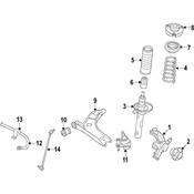 VW Coil Spring - Genuine VW 5QM411105A