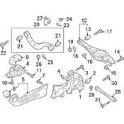 Volkswagen Suspension Control Arm - Genuine VW 5QM505311A