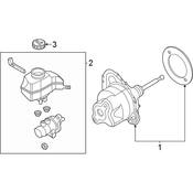 Audi VW Power Brake Booster - Genuine VW Audi 5WB614105BA