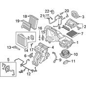 VW HVAC Blower Motor - Genuine VW 5WB819021C