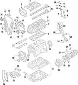 VW Balance Shaft Set - Genuine VW 06H198205AA