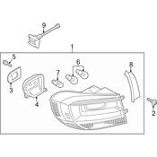 Volkswagen High Intensity Discharge Lighting Ballast Screw - Genuine VW 7E0945229