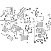 Audi VW A/C Expansion Valve Bracket - Genuine VW Audi 7L0820678