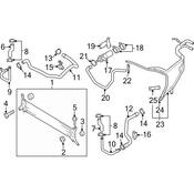 Audi VW Auxiliary Radiator - Genuine Audi VW 7L6121212B