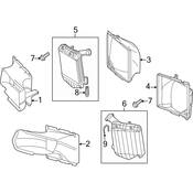 Audi VW Intercooler Right (Touareg) - Genuine VW Audi 7P0145804D