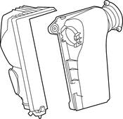 Volkswagen Air Filter and Housing Assembly - Genuine VW 7P6129607Q