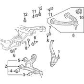 VW Steering Knuckle - Genuine VW 7P6407245A