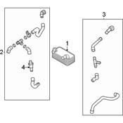 Audi VW Auto Trans Oil Cooler - Genuine Audi VW 09S409061B