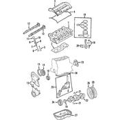 VW Engine Valve Spring Retainer - Genuine VW 058109641E