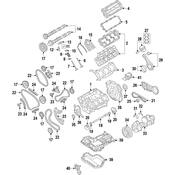 VW Timing Cover - Genuine VW Audi 059109129BA